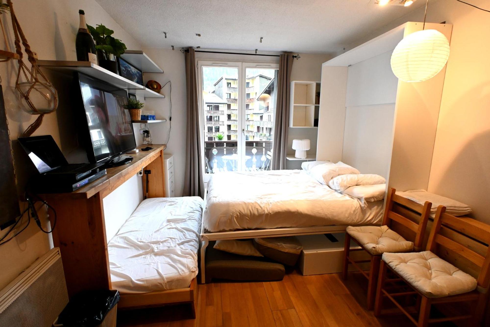 Cozy Chamonix Ski Studio With Mountain Views Εξωτερικό φωτογραφία